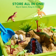 Klever Kits low-dust moldable sand shapes for pretend digs