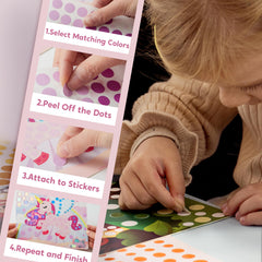 Klever Kits no-mess sticker adhesion keeps surfaces clean during play.