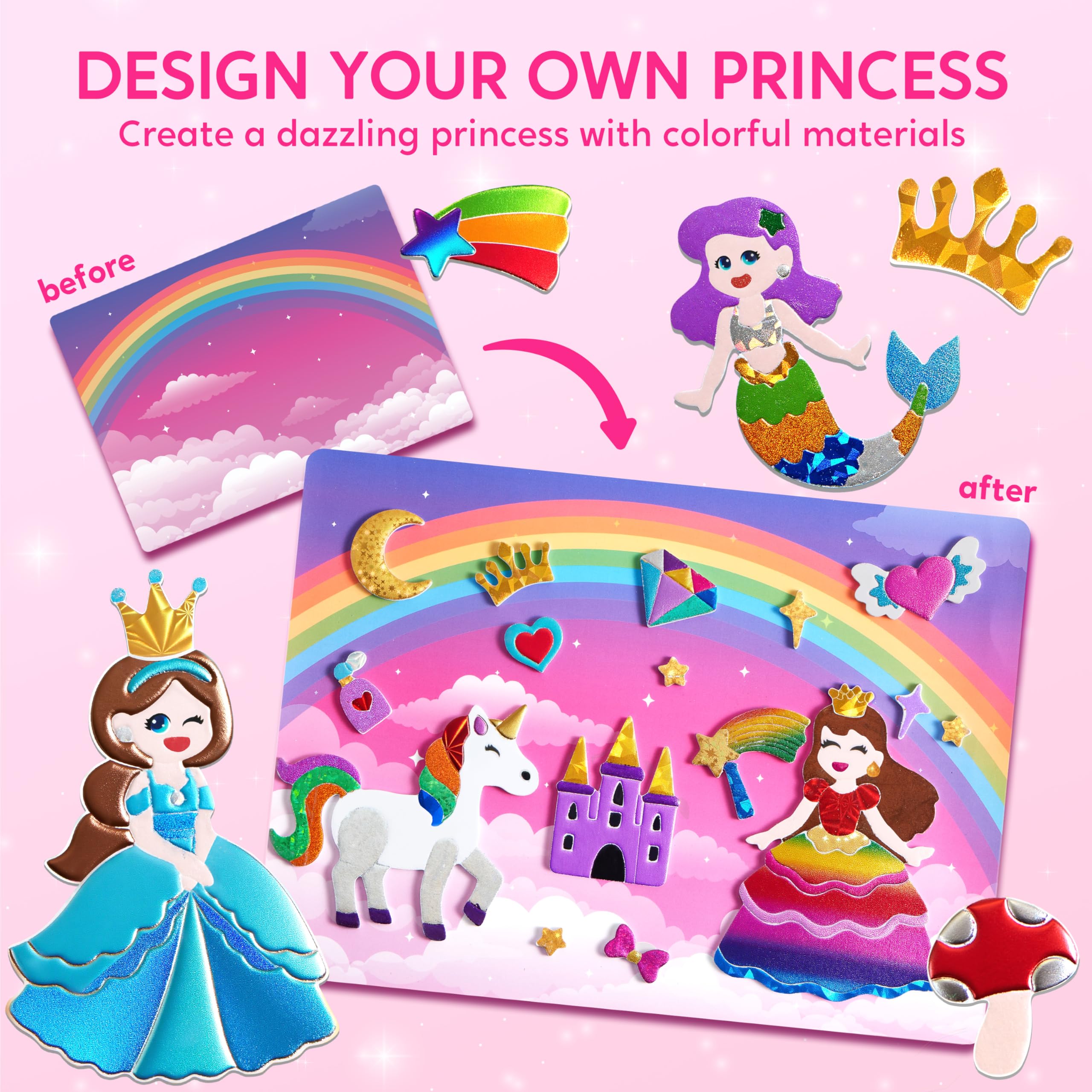 Klever Kits ten canvases invite open-ended storytelling through color