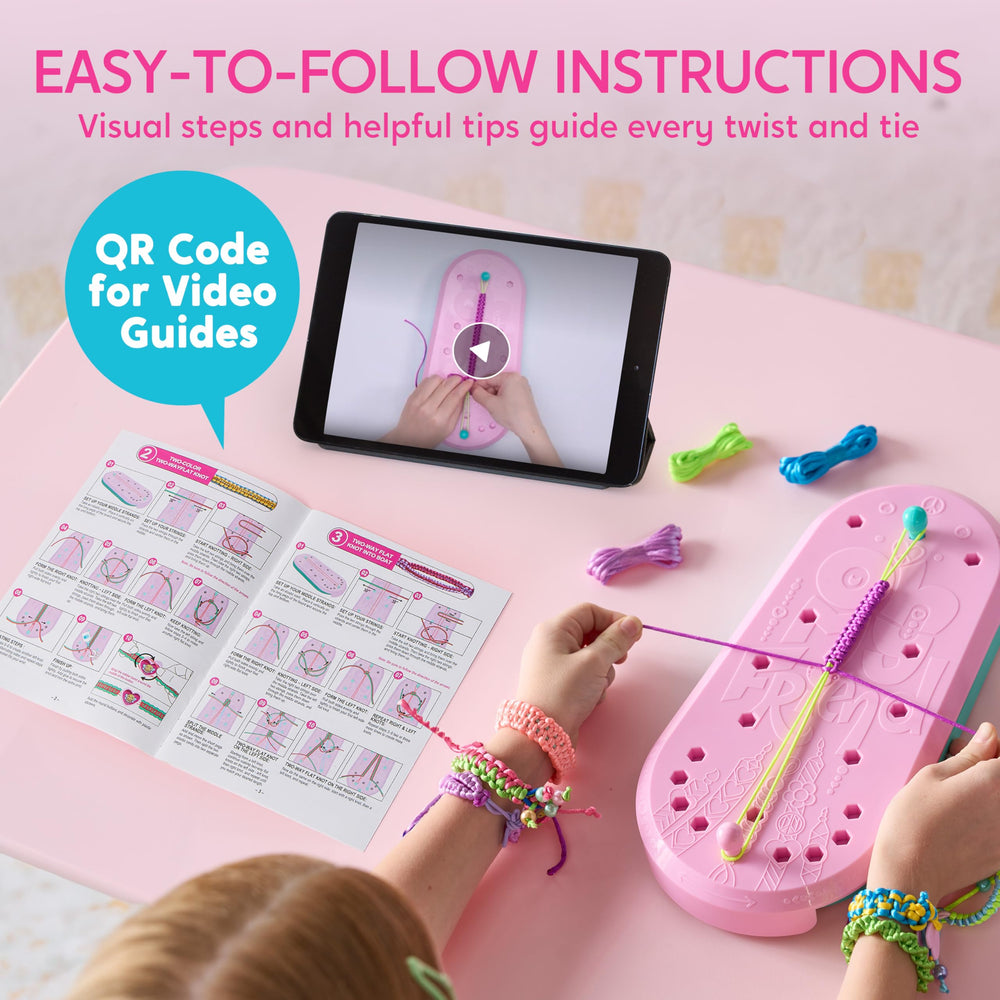 Klever Kits portable bracelet loom for quick, mess-free on-the-go crafting