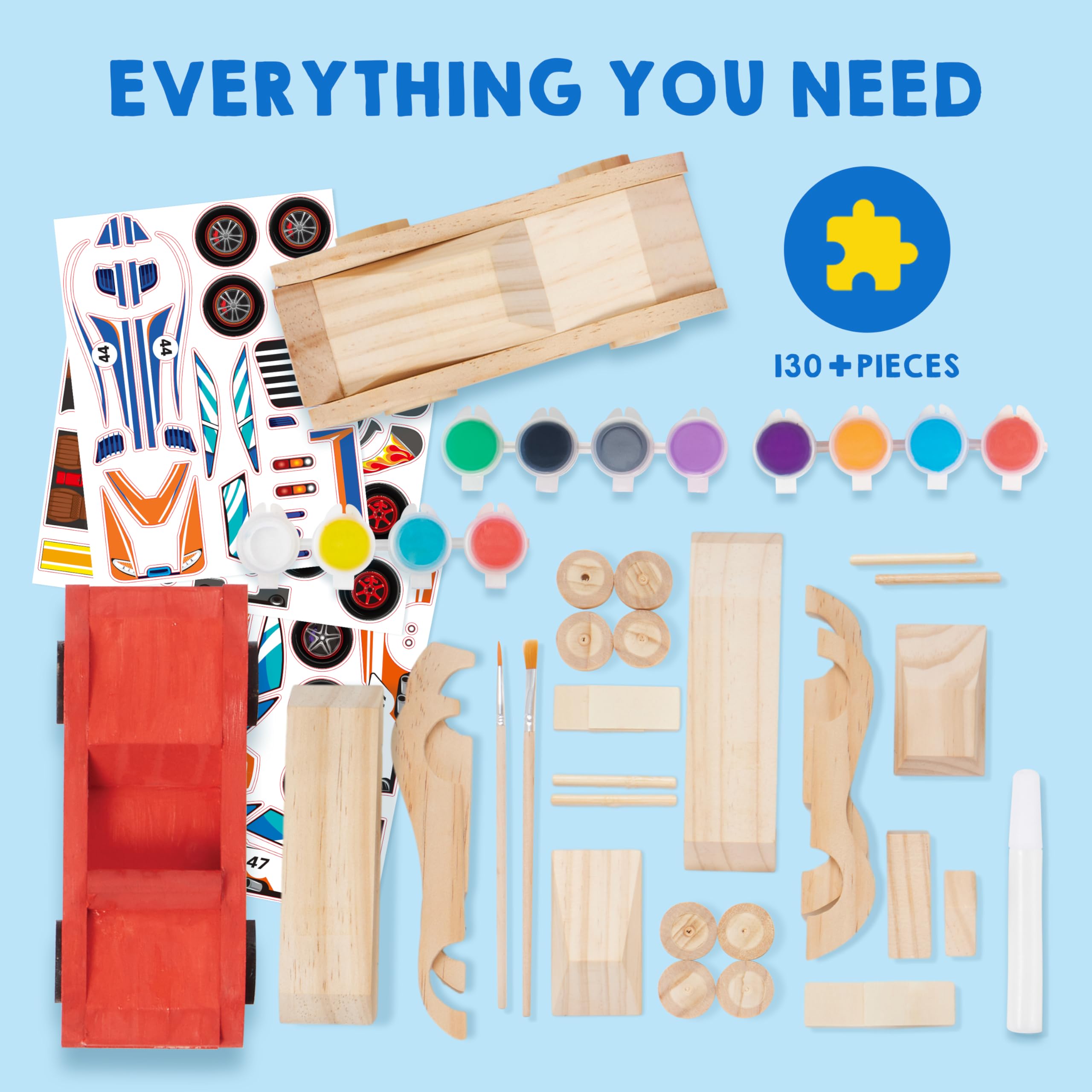 Klever Kits pre-cut wooden pieces simplifying building for kids