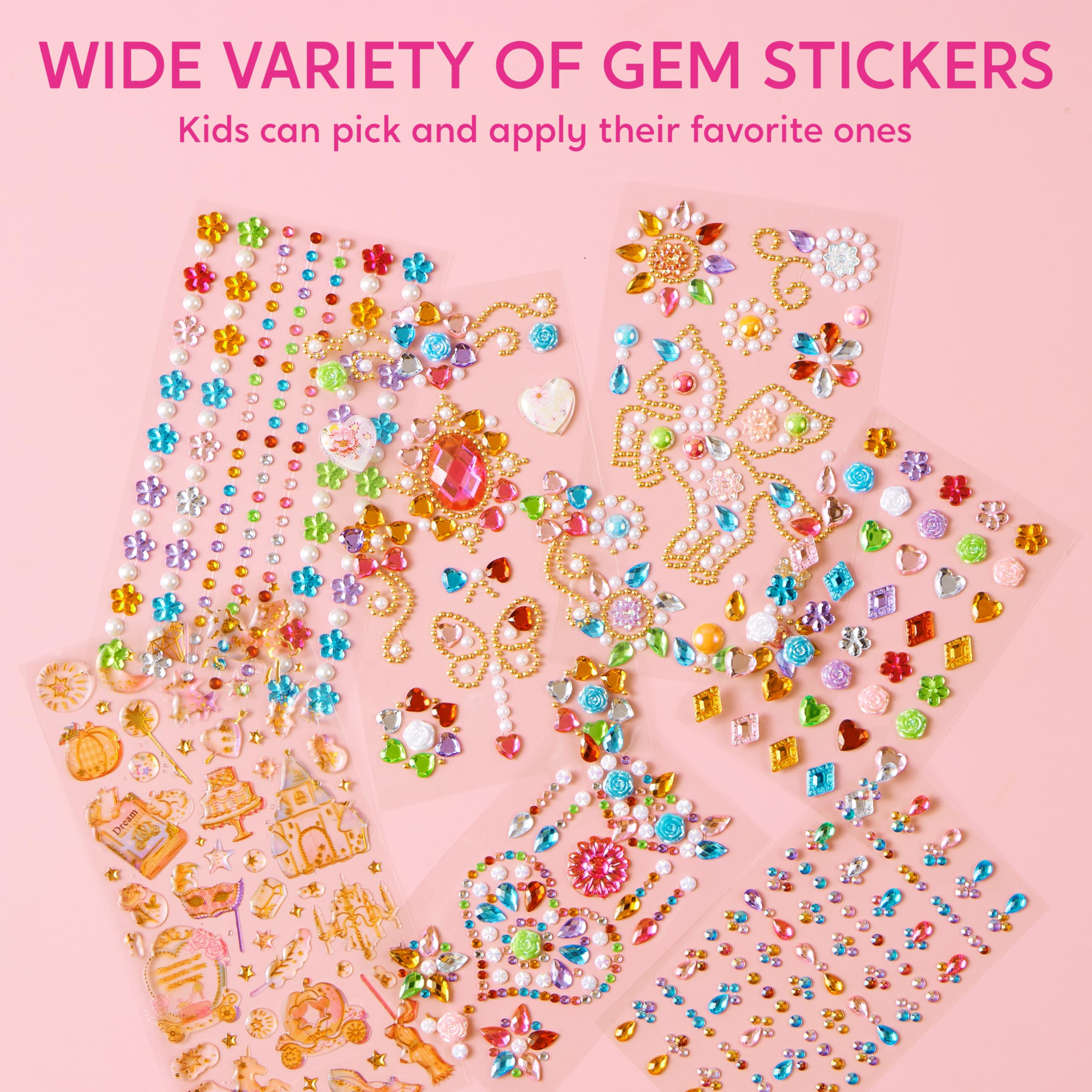 Klever Kits pre-glued gems on cap simplify decorating for kids