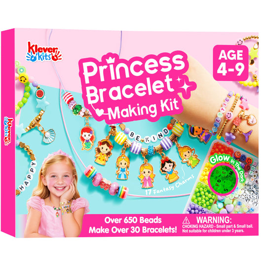 Klever Kits princess bracelet making kit for imaginative jewelry projects