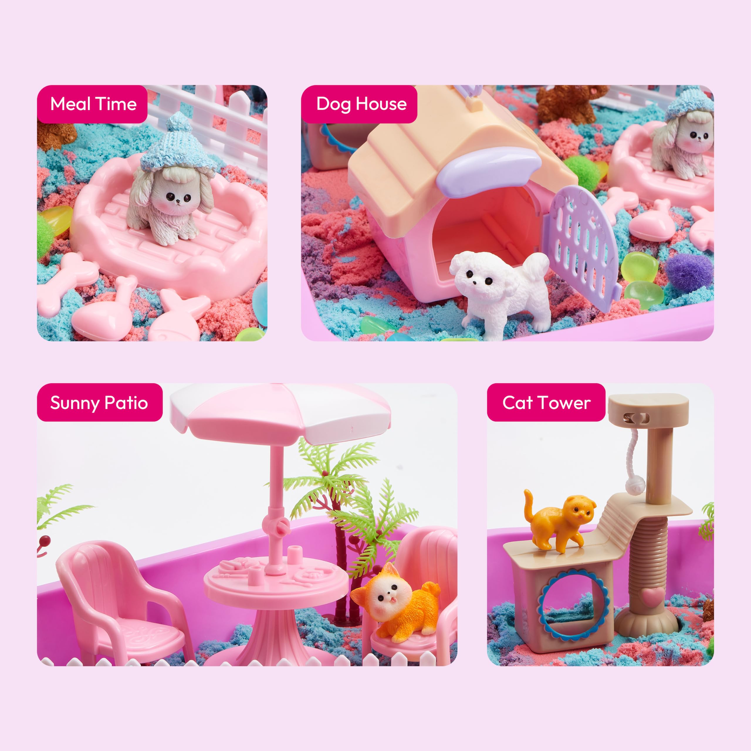 Klever Kits sensory bin supports fine motor skills and storytelling for kids.