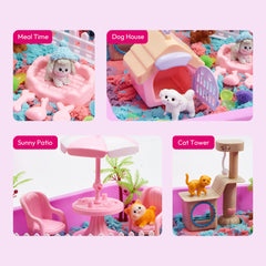 Klever Kits sensory bin supports fine motor skills and storytelling for kids.