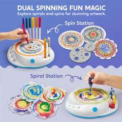 Klever Kits Spiro Art gear kit enables dynamic swirl patterns.
