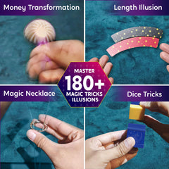 Klever Kits step-by-step videos guide kids through safe sleight-of-hand techniques.