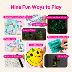 Klever Kits sticker-match-up scenes invite storytelling wall art