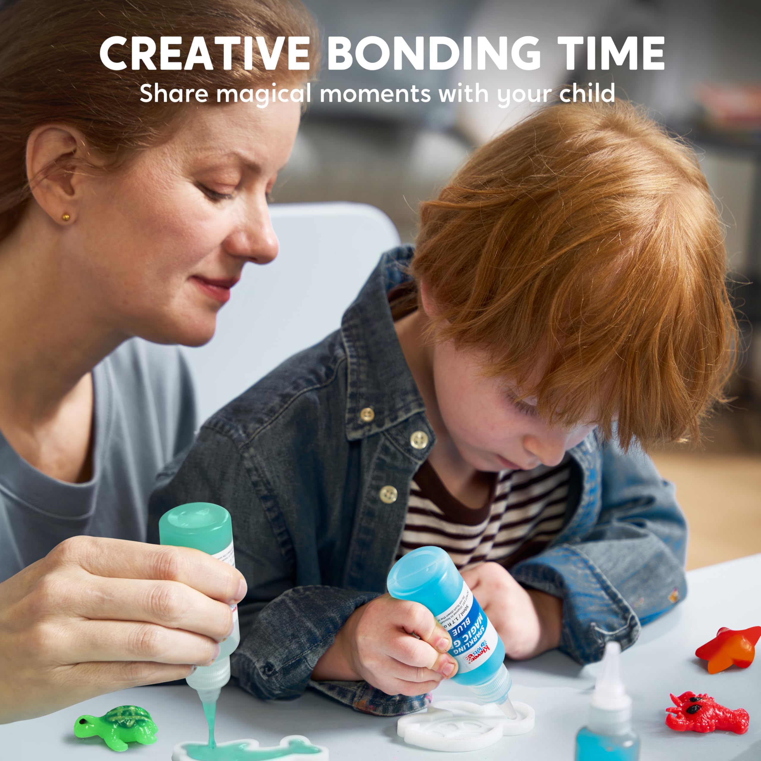 Klever Kits Water Gel Kit easy demolding supports durable keepsakes and repeat play.