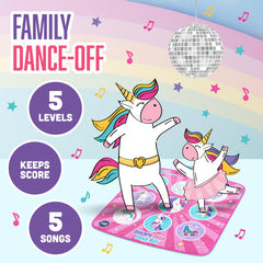 Klevly Unicorn Dance Mat gift-ready packaging makes a delightful present.