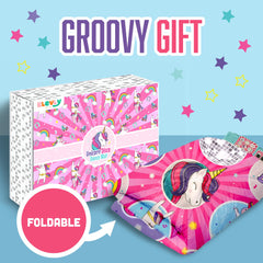 Klevly Unicorn Dance Mat portable design for home or travel.
