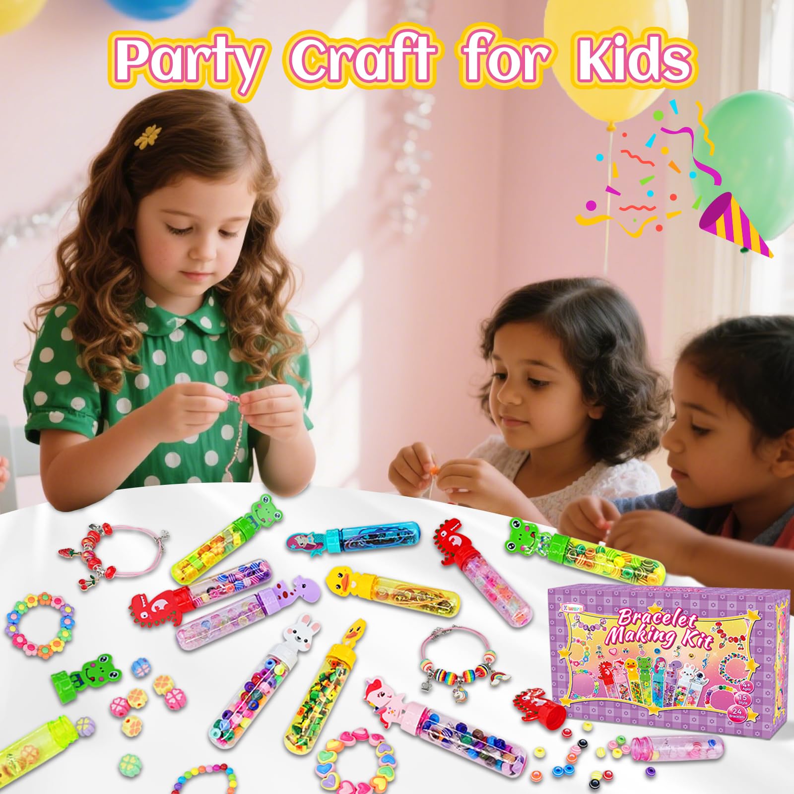 Klmars easy craft kit for girls to assemble friendship bracelets