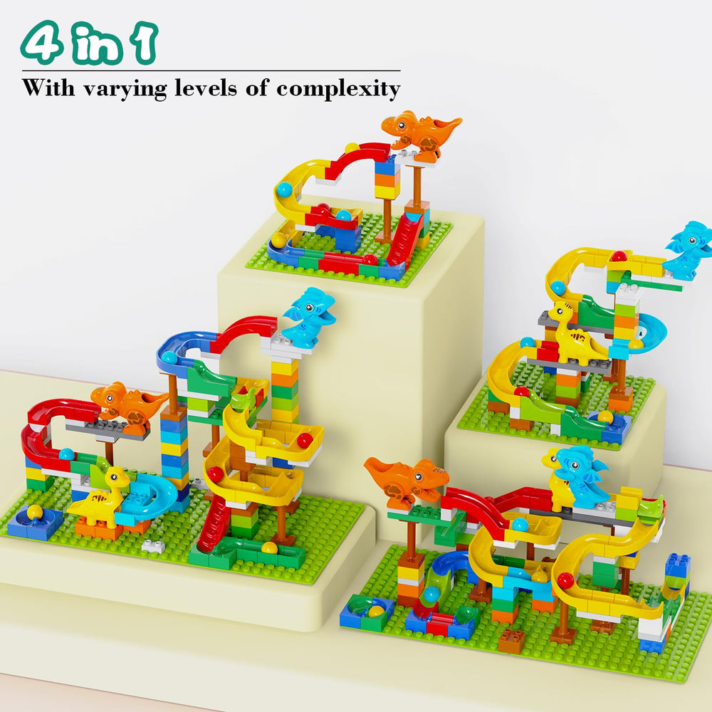 Klobroz building bricks with dinosaur theme enabling imaginative STEM exploration