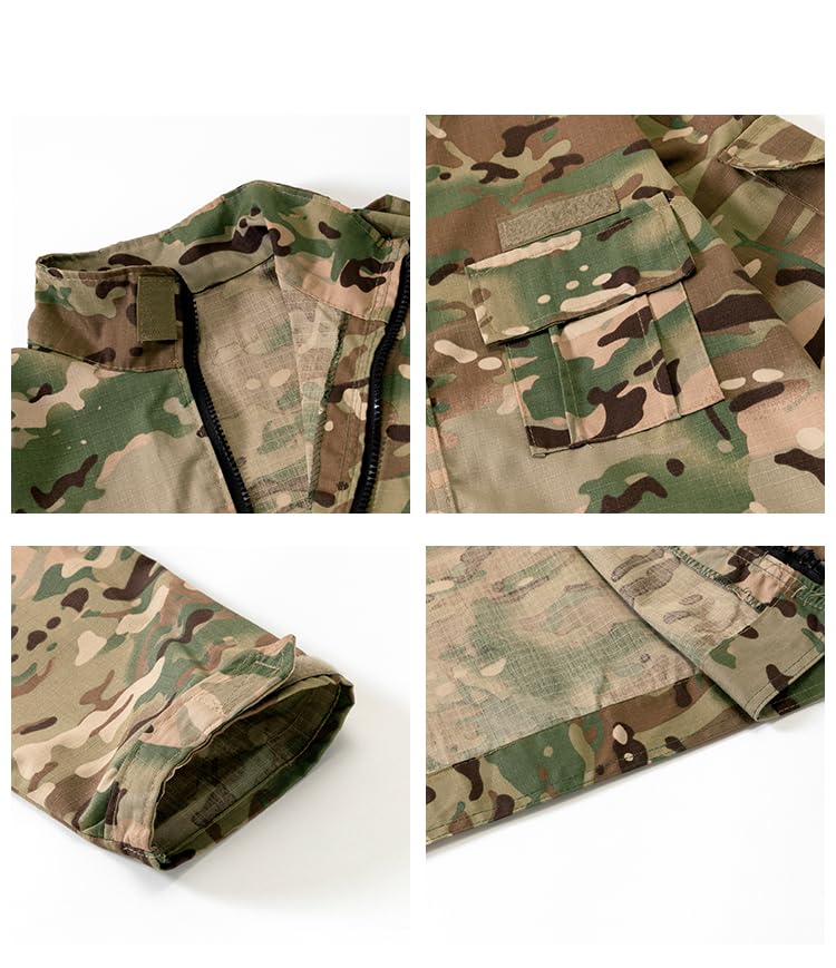 Klocerg army costume boy high-quality materials ensure durability during active games.