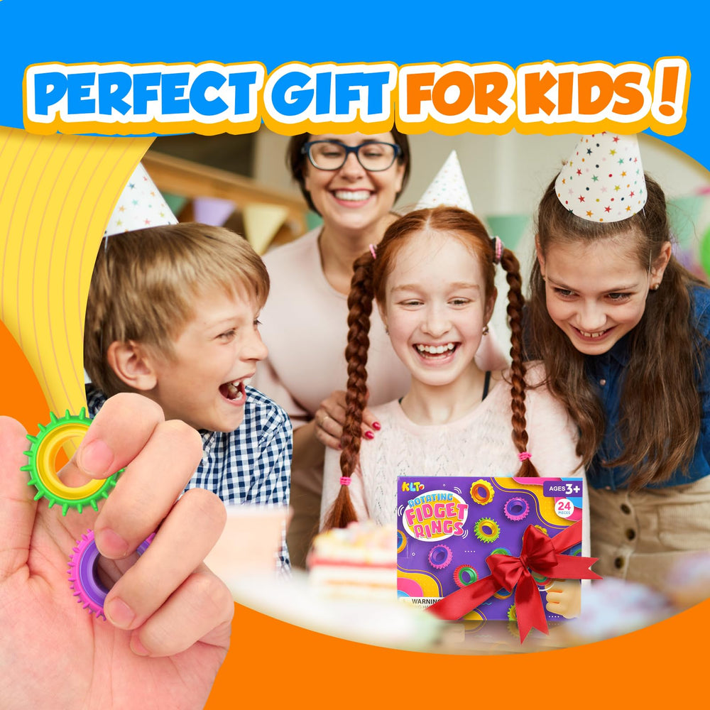 KLT classroom prize fidget rings make engaging rewards.
