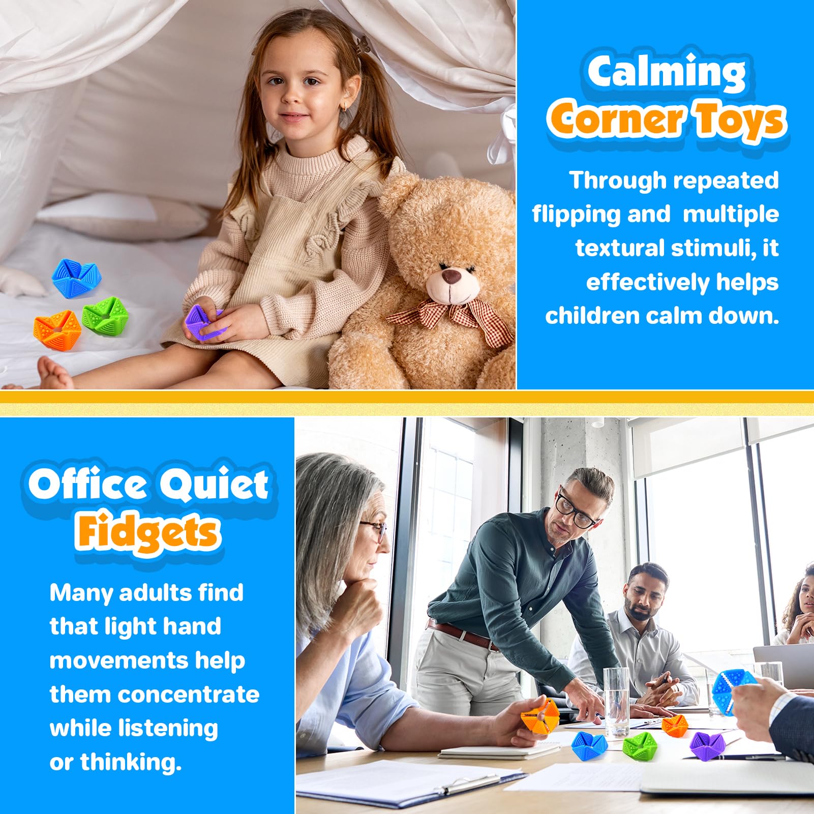 KLT classroom quiet-fidget use demonstrates discreet in-class calming support