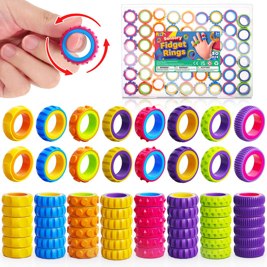 KLT fidget ring with six textures offers tactile input for calmer classroom focus.