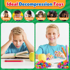 KLT fidget rings bulk 50-pack ideal for classroom rewards