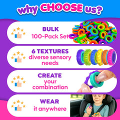 KLT Fidget Rings classroom use promotes calm focus and cooperative activities.