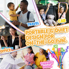 KLT fidget sticks as party favors and classroom prizes for creative activities.
