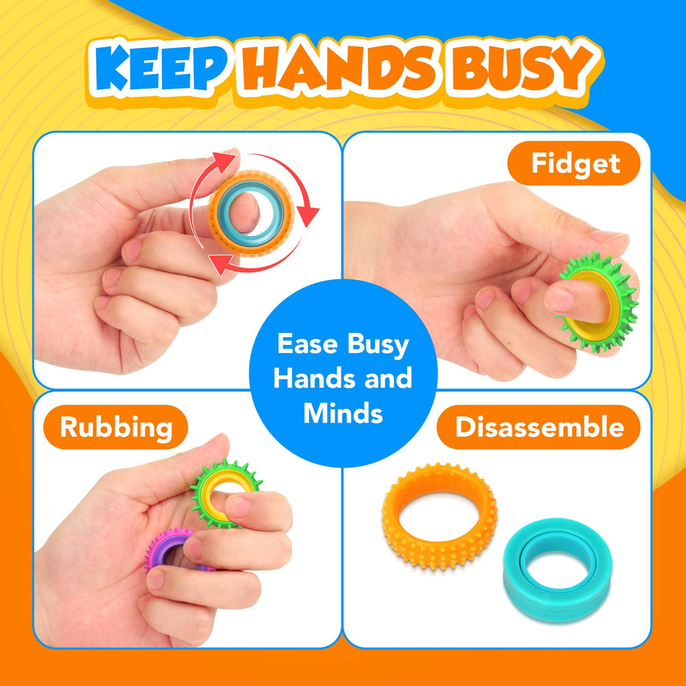 KLT rolling inner ring provides satisfying spin to calm nerves.