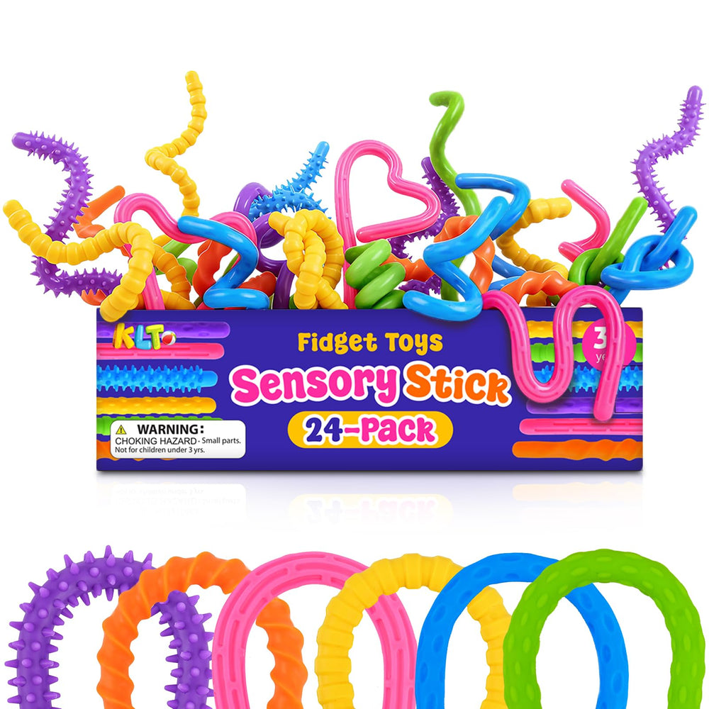 KLT textured silicone sensory stick ready for classroom calm and focus
