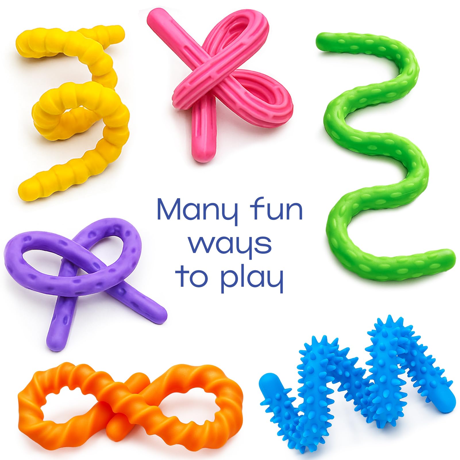 KLT silicone fidget sticks with rounded edges ensure safe use
