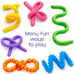 KLT silicone fidget sticks with rounded edges ensure safe use