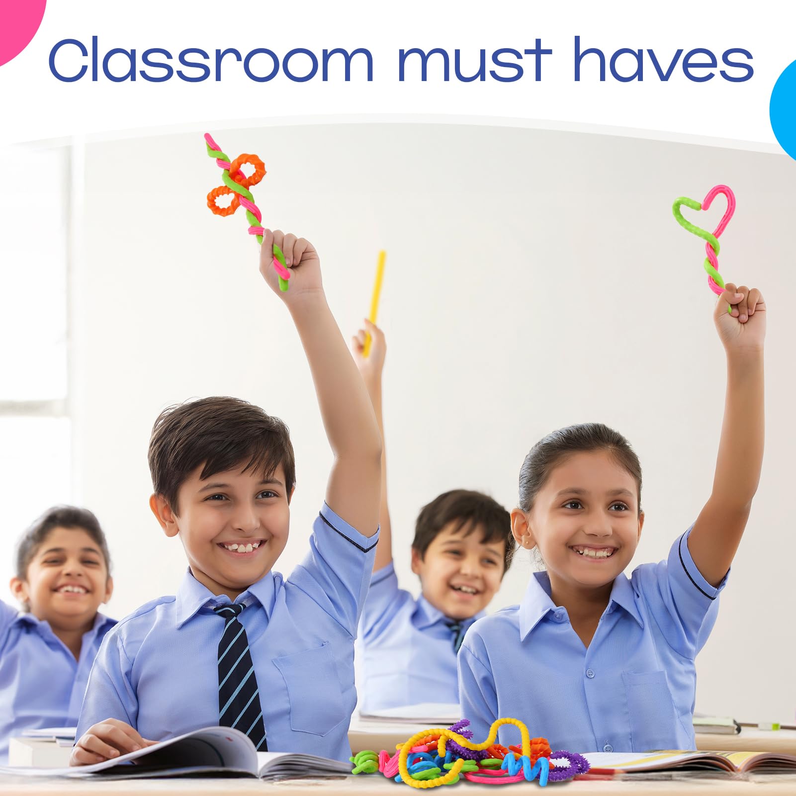 KLT sensory sticks as classroom prizes and treasure box fillers