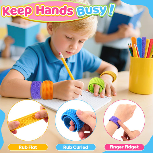 KLT bracelet in a classroom prize box for group activity rewards