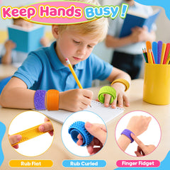 KLT bracelet in a classroom prize box for group activity rewards