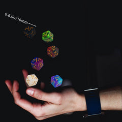 KLURXZGYPTH durable acrylic dice designed for long-lasting gaming.