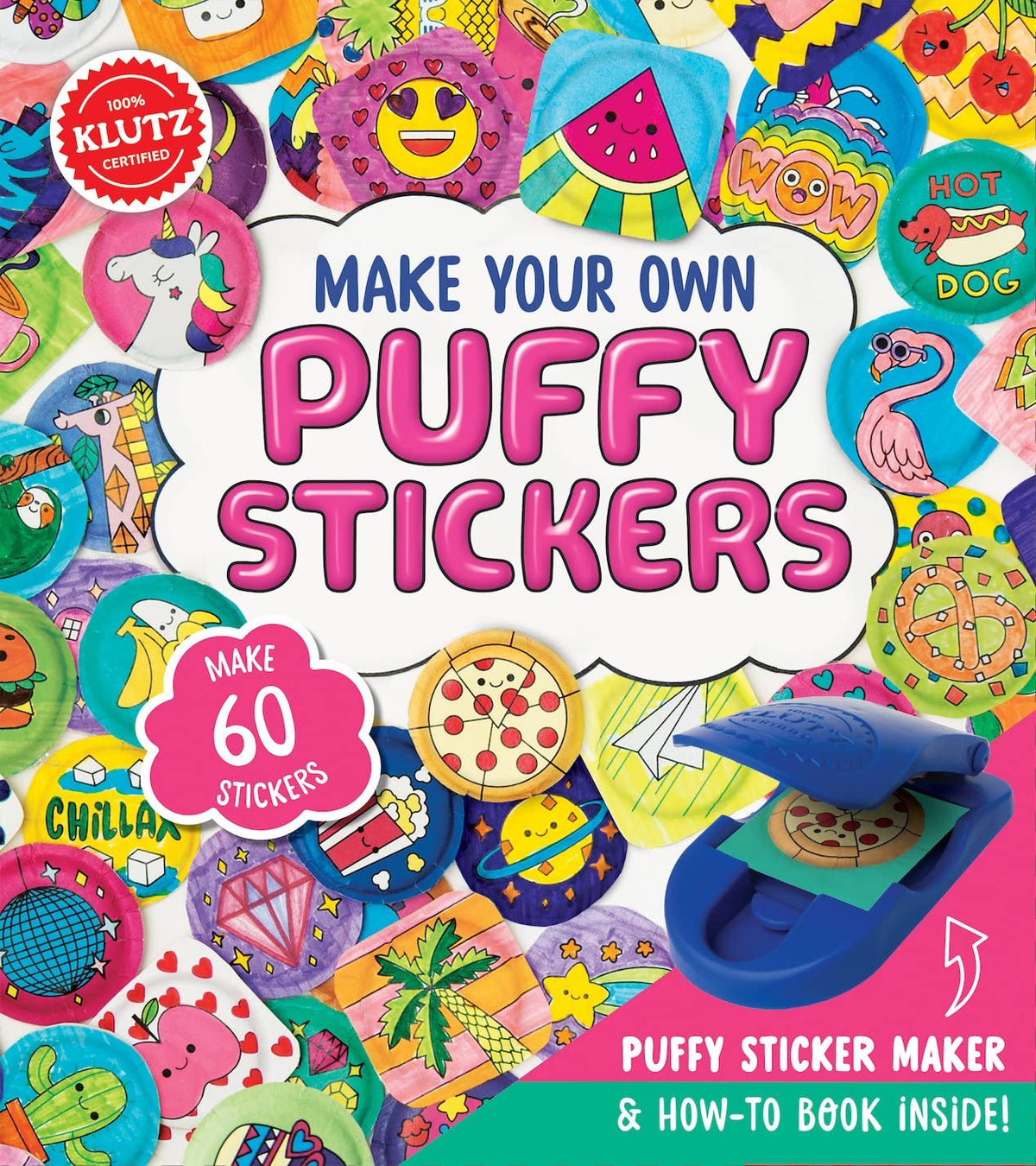 Klutz Make Your Own Puffy Stickers: puffy sticker maker for creative sessions.