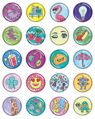 Klutz Puffy Stickers Pack of 60: plenty of designs to mix and share.
