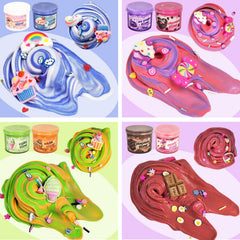 KMBTQRE Butter Slime Kit ice cream toppers add decorative textures