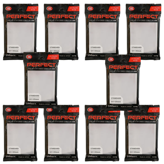 KMC Card Barrier sleeve in 89x64mm size, sold as a 10-pack for cards.