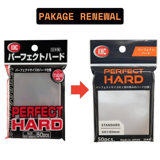 KMC Perfect Hard sleeve close-up highlighting rigid protective edges