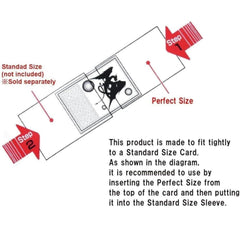 Shuffle-friendly soft sleeves by KMC support easy game play.