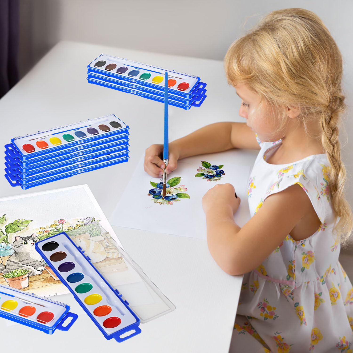 KMLYDGS bulk watercolor set ideal for classrooms and events.
