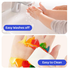 KMLYDGS non-toxic watercolor paints suitable for kids' projects.