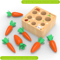 KMTJT farm-themed pattern wooden toy for imaginative play