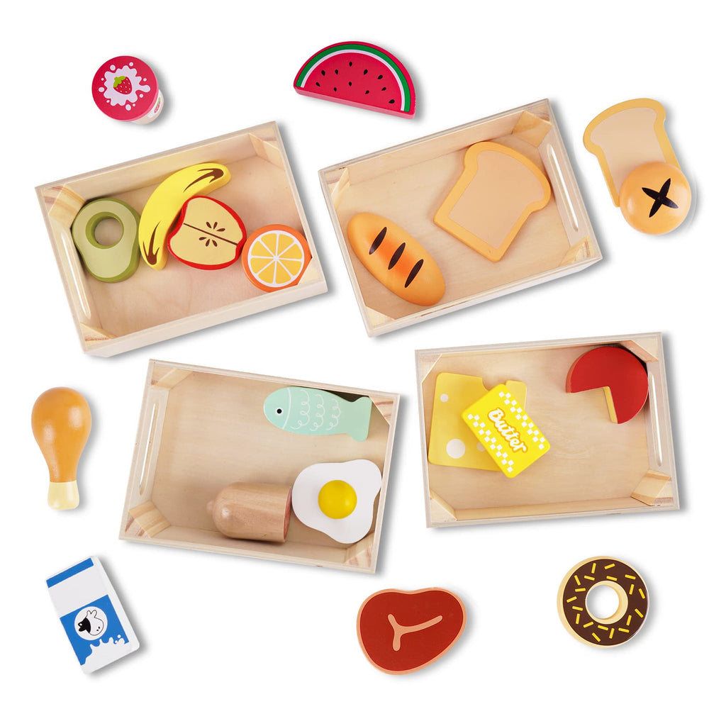 KMTJT Food Groups cheese block for fine motor and sorting play