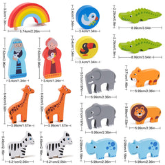 KMTJT Noah's Ark smooth edges ensure safe exploration for toddlers.