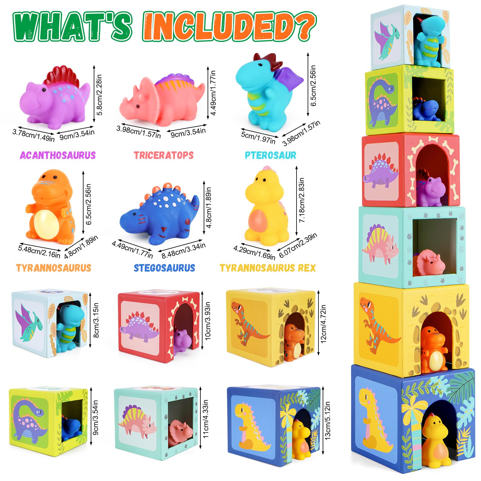 KMTJT Numbered boxes 1-6 reinforce number recognition and sequencing in a fun way.