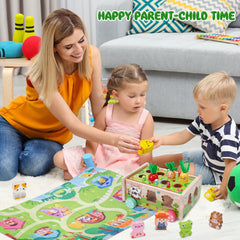 KMTJT animal blocks foster language development and narrative play in toddler adventures