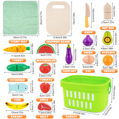 KMTJT velcro-fruit-pieces offer realistic tearing sounds for interactive pretend play.