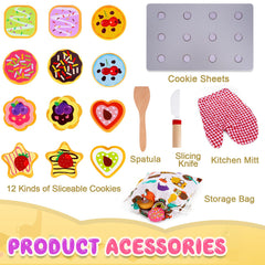 KMTJT colorful wooden toppings add creativity during play