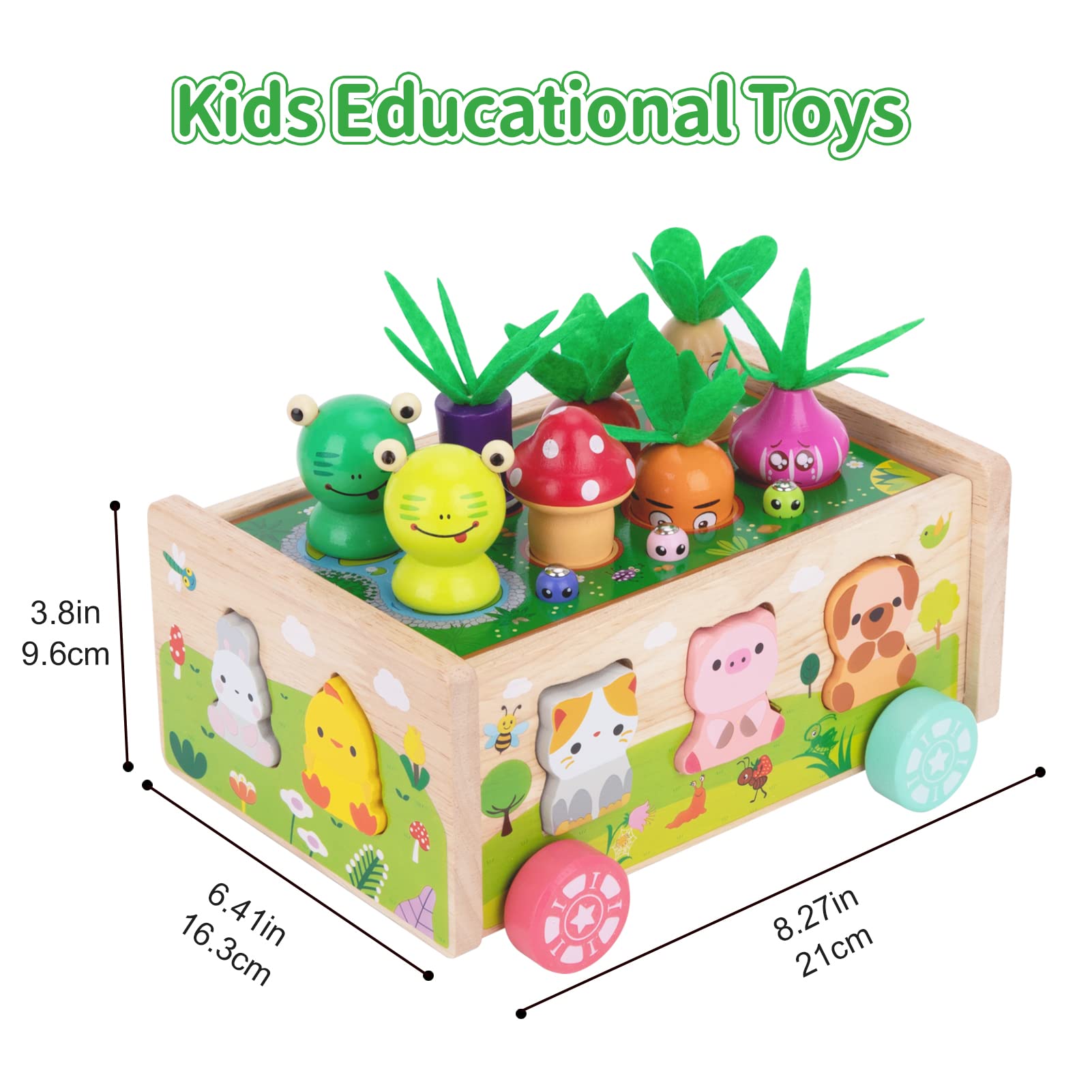 KMTJT worm figures promote tactile play and shape recognition.