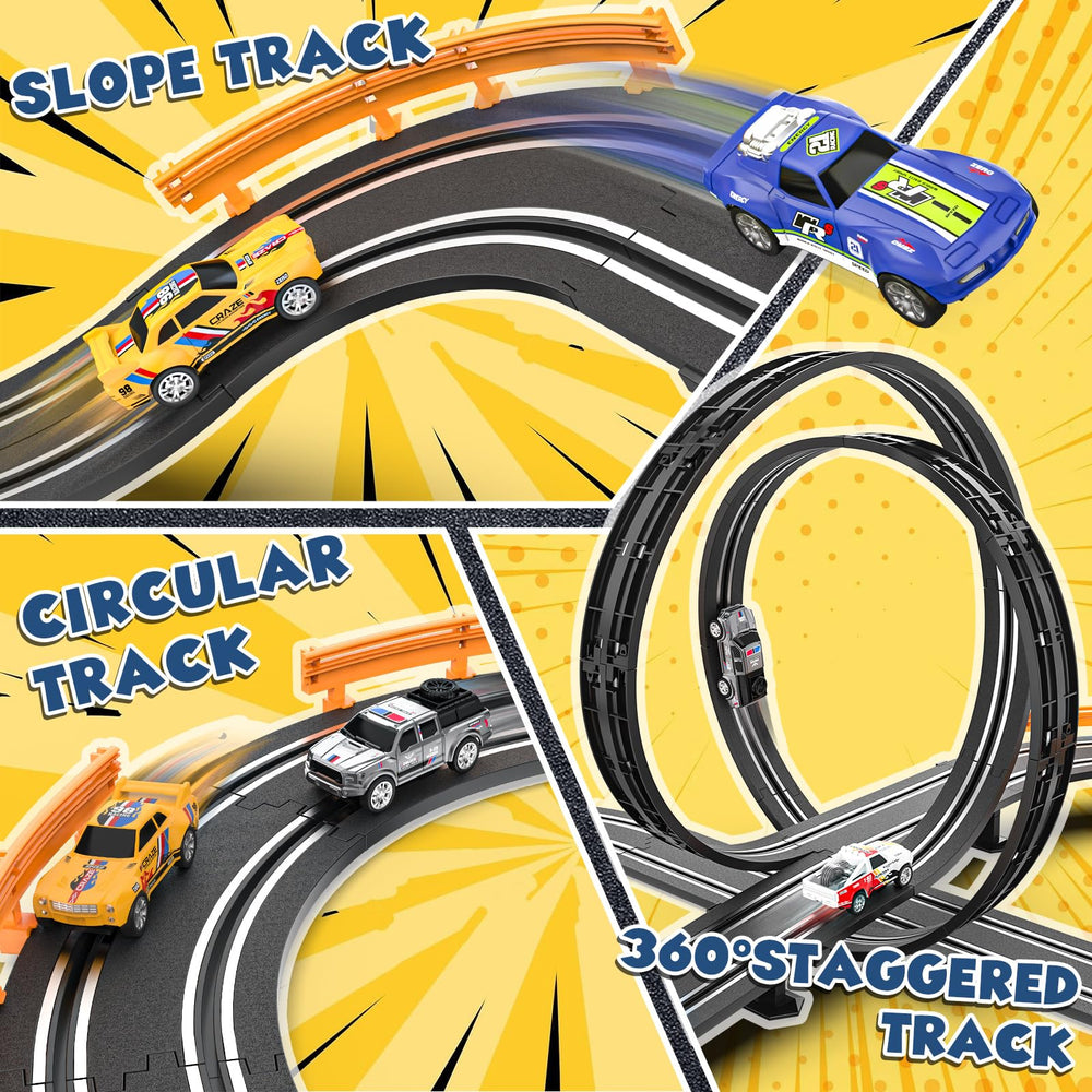 Kmuxilal 20.2 ft track length supports extended play.