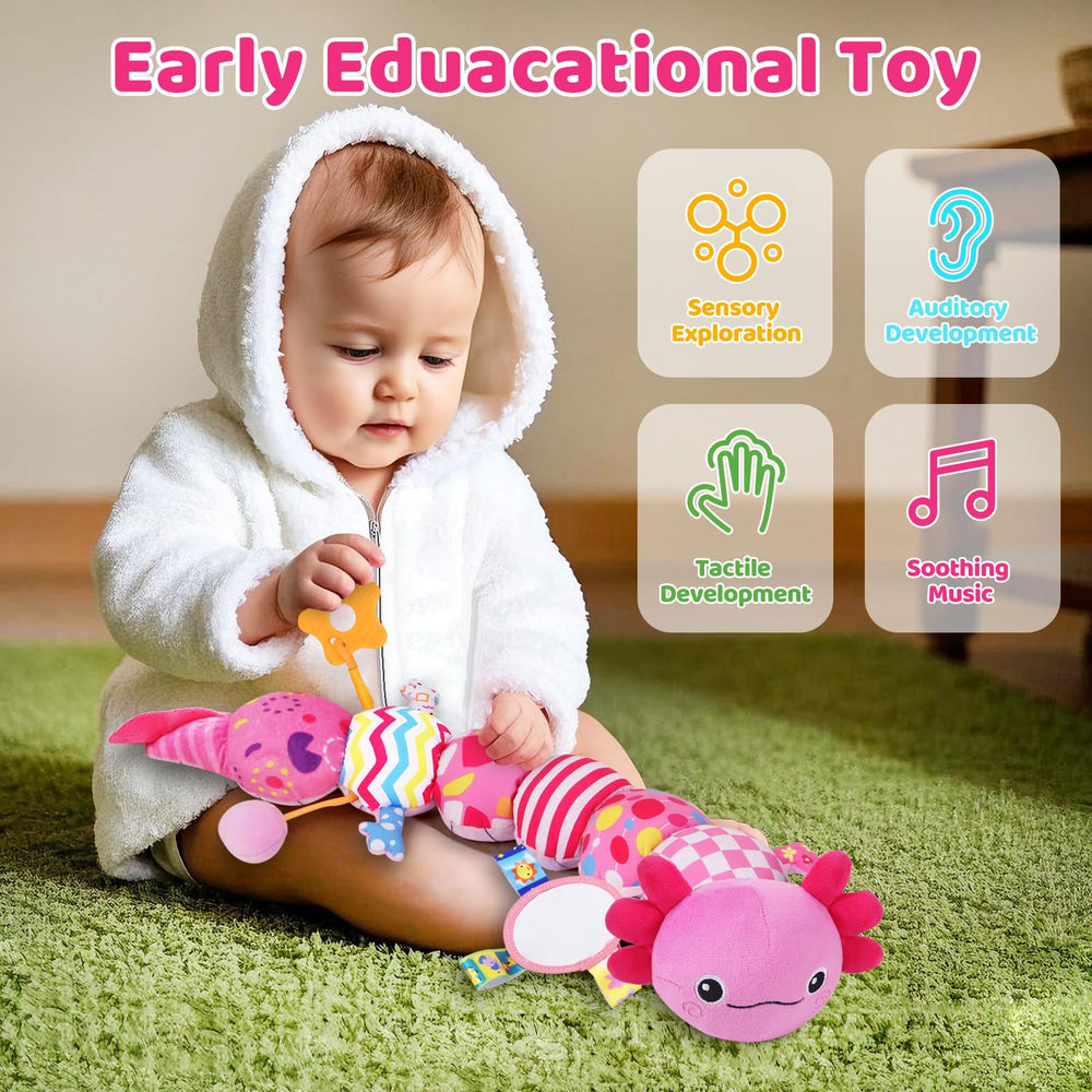 KMUYSL axolotl toy suitable for babies 0-6 months